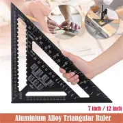Triangle Gauge Angle Ruler Protractor Tri-square Line Scriber Measuring Tool New