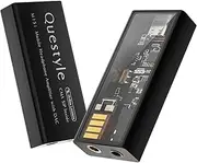 Questyle M15i Headphone Amplifier [MFi Certified] Portable USB DAC Amps with 4.4mm and 3.5mm Dual Outputs Supports PCM 768kHz/DSD512 High Resolution Lossless for Smartphones/PC/Laptops
