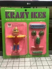 Krazy Ikes vintage Farmer figure 1969 MOC sealed toy Rare! PRICE REDUCED!
