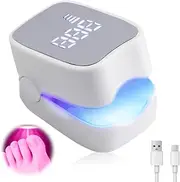 Nail Fungus Laser Device, Fungal Nail Treatment Device with Time Display, Anti Fungal Laser Device, Anti Fungal Nail Treatment Device for Toenail Fungus Treatment, 910nm Infrared 470nm Blue Light