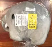 NWT Bruna Animal 12" Miffy Elephant Grey Gray Stuffed Plush SL Size Toreba Taito