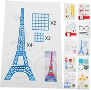 NUOBESTY 3D Pen Graffiti Template 3D Printing Paper 17pcs Paper Models Boys and Girls Adults Safe