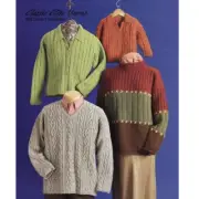 NWT Classic Elite Yarns 854 Time of the Season Cardigan Sweater Knitting Pattern