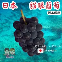 在飛比找樂天市場購物網優惠-【緁迪水果JDFruit】空運日本岡山極品貓眼葡萄 單房禮盒