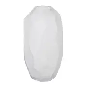 [James Lane] Rufus Vase Frosted Glass White - 35cm