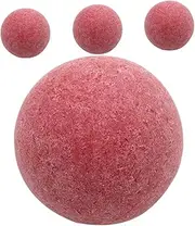 Generic 4PCS Red Matte Soccer Balls Enhanced Grip Foosball Accessories for Home School Entertainment Venues for Competitive Play