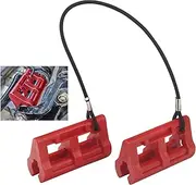 4" Steer Stop Outboard Hydraulic Steering Lock for Outboard Motor Trailering/Transport 1 Pair Red
