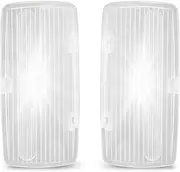 JUWEVAZU 2Pcs Door Courtesy Light Lens Lamp Cover Fit for Honda Accord Pilot Fit for Acura CL TL MDX Replace 34261-SV1-A01