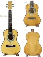 Alulu Solid Lagerstroemia wood Tenor ukulele, Sun pattern rosette, BU903-906
