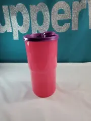 Tupperware Big 30oz Tumbler Pink & Purple Tabletop Tumbler ThirstQuake