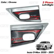 Chrome Side Vent Fender Indicator Cover For Isuzu D-Max Spark Cab '20 '22