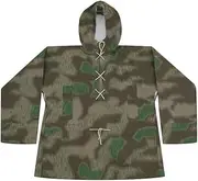 militaryharbor Reversible Splinter C 43 Camo Smock with Hood, Multicolor, 40R/M