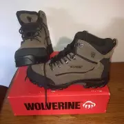 Wolverine Mens Spencer Wateproof Hiking Boot Brown/Black Size12M