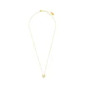 SWEETHEART SPARKLY HEART PENDANT GOLD