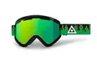 BLACKBIRD GREEN FLAME Ski Snowboard Snow Goggles