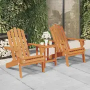 Garden Adirondack Chairs 2 pcs Solid Wood Acacia vidaXL