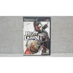 PS2 二手 喋血黑街 BEAT DOWN 純日版 嚴重刮傷 無說明書