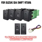 4 Types Green LED Light Push Switch Button For Suzuki SX4 Swift Vitara Escudo (for: Suzuki)