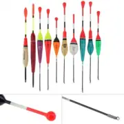 10pcs Fishing Bobbers Fishing Floats Slip Bobbers Crappie Fishing Tackle Tools
