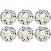 6-Pack Soccer Paper Lantern, Hanging Decoration for Sports Theme Party, 11"