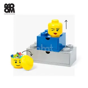 【LEGO 樂高】Room Copenhagen LEGO Storage Brick樂高大型積木收納箱桌上抽屜4凸(樂高桌上收納盒4凸)