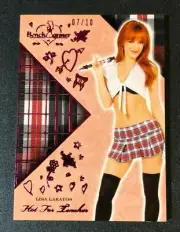 2018 Benchwarmer LISA LAKATOS Hot For Teacher #61 Pink Foil Variant/10 Sexy