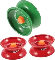Hohopeti 3pcs Balls with Fixed Shaft Ball for Enhancing Hand Eye Coordination Birthday Present Random Color