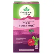 Organic India Tulsi Sweet Rose 25 bags – Fresh, healthy organic delivery | Doorstep Organics