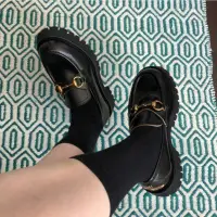 在飛比找Yahoo!奇摩拍賣優惠-Gucci GG velvet lug sole loafe