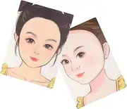 Face Painting Practice Board Set by 2pcs Reusable Face Makeup Drawing Palette for Boys and Girls Art Supplies