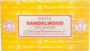 Satya Nag Champa Sandalwood Incense Sticks 15 grams x 12 Packs 180 Grams Total
