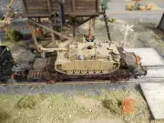 HO Roco Minitank 6th Panzer Army Stu IV Tank Car A1949 Custom Hand Painted