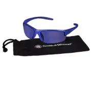 Smith and Wesson Safety Glasses Eyewear 21301 Blue Mirror Lens Blue Frame NEW