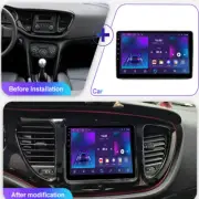 9in Car GPS Multimedia Player Stereo Screen Audio Navigat For 12-17 Fiat Viaggio