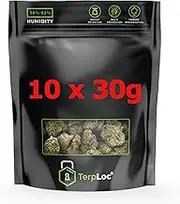 10 x 30 g Grove Bags Terploc Reusable Storage Bags, 1 Pound, Oxygen and Moisture Regulating, Odourless, Anti-Static, UV-Resistant