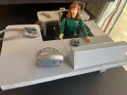 Star Trek The Next Generation Diorama Beverly Crusher Office - Hand Made