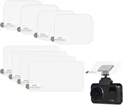 8PCS Windshield Electrostatic Stickers for Dash Cam, Premium Adhesive Reflective Static Window Sticker Shield for Windshields, Scratch-Proof & Residue-Free Car Shield Decal for Mounting DashCam