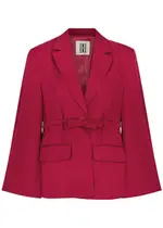 BY Malene Birger Biento Twill Blazer - Red - XS (UK 6 / XS) XS (UK 6 / XS)