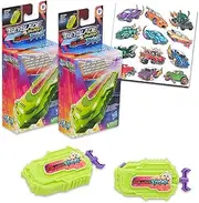 Dual Beyblade String Launcher Set - Bundle with 2 Beyblade String Launchers Quad Strike, Left/Right SpinPlus Tattoos | Beyblade Launcher Set for Kids
