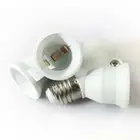 Screw E27 LED Base Light Lamp Bulb Socket E27 to 2-E27 Splitter Adapter lamp YP3