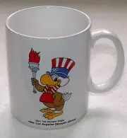 New Condition 1984 23rd Olympics Sam the Eagle w/Torch Los Angeles XXIII USA
