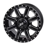 4/137 Tusk Cascade Wheel 14x7 5.0 + 2.0 Machined/Black For Can-Am Commander 1000