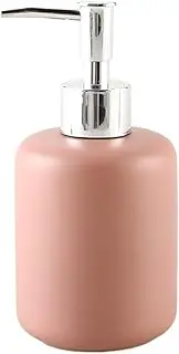 Soap Dispenser 350ml Ceramic Soap Dispenser Kitchen Dish Soap Dispenser Hand Pump Dispense for Refillable Liquid Hand Sanitizer Dispenser(Burgundy)