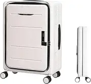 [HSHTTKL] Cabin Luggage Foldable Suitcases Checked Luggage Adjustable Trolley Carry On Luggage Front Open Suitcase Universal Wheel Suitcase Travel Carry-Ons