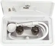 RV Exterior Shower Box Quick Connect Sprayer & Hose Faucet Hose Kit for Camper Motorhome Caravan Boat Accessories Marine Motorcycle Replacement Parts