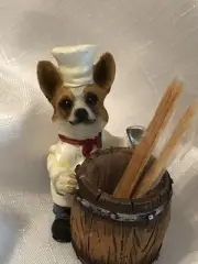 Dog Toothpick Holder “Welsh Corgi” W/box