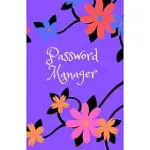 PASSWORD MANAGER: INTERNET PASSWORD ORGANIZER: PASSWORD JOURNAL AND ALPHABETICAL TABS - PASSWORD LOGBOOK - LOGBOOK TO PROTECT USERNAMES