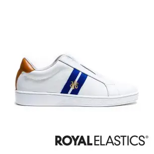 【ROYAL Elastics】BISHOP 真皮運動休閒鞋 女鞋(白藍黃)