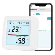 Smart WiFi Thermometer Hygrometer Monitor Digital Temperature Humidity Sensor