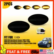 For 02-08 Mini Cooper R50 R52 R53 Smoke Len Side Marker Light Turn Signal Lamp B (for: Mini)